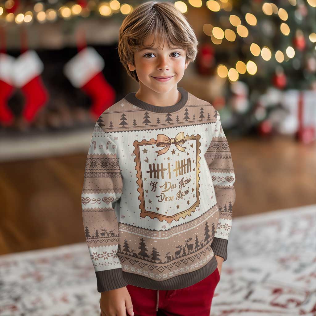 If You Know You Know Six Seven Meme Ugly Christmas Sweater African American Gift