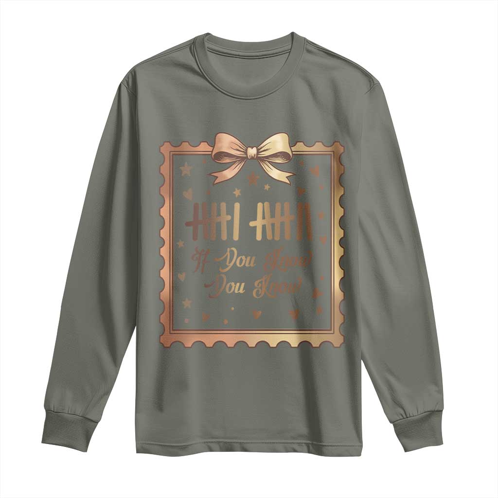 If You Know You Know Six Seven Meme Long Sleeve Shirt African American Gift