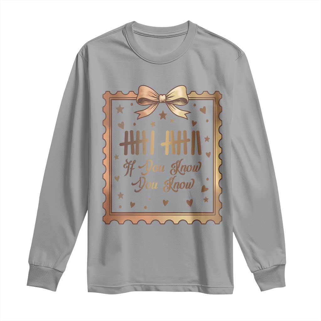 If You Know You Know Six Seven Meme Long Sleeve Shirt African American Gift