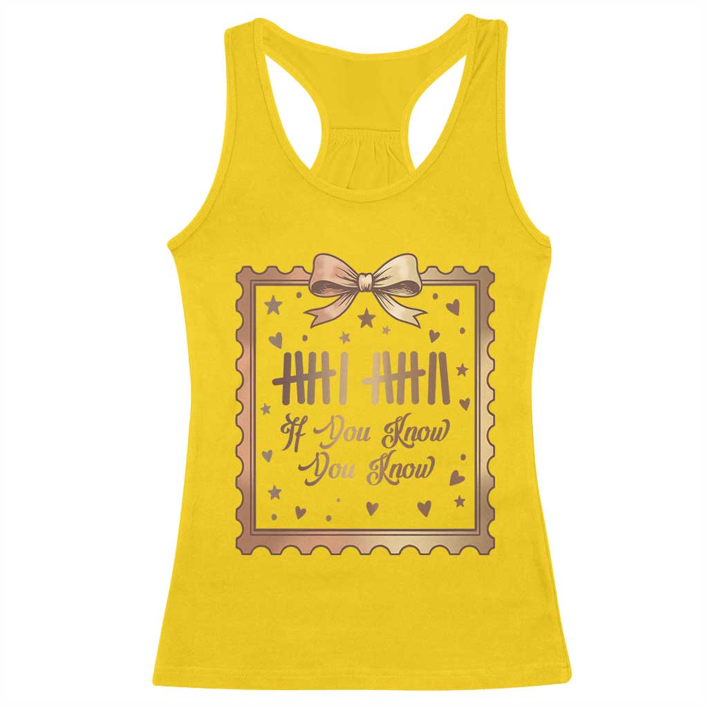 If You Know You Know Six Seven Meme Racerback Tank Top African American Gift