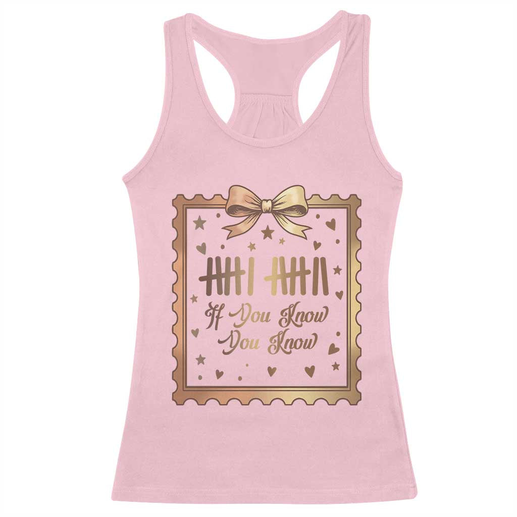 If You Know You Know Six Seven Meme Racerback Tank Top African American Gift