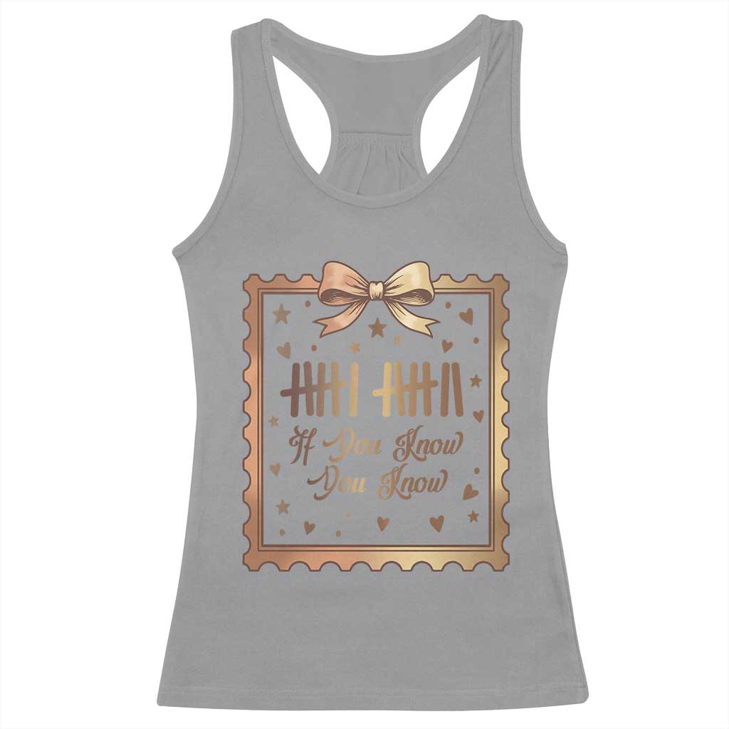If You Know You Know Six Seven Meme Racerback Tank Top African American Gift