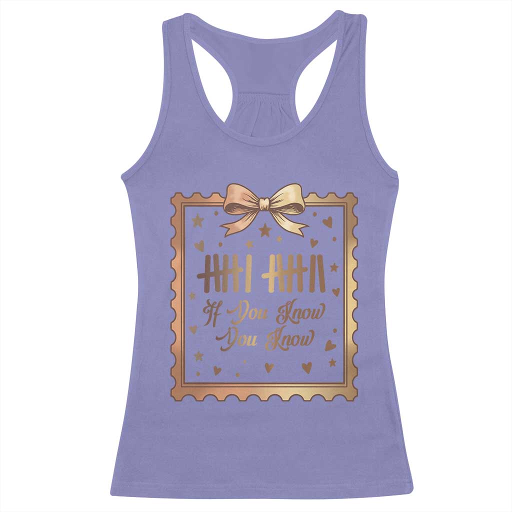 If You Know You Know Six Seven Meme Racerback Tank Top African American Gift