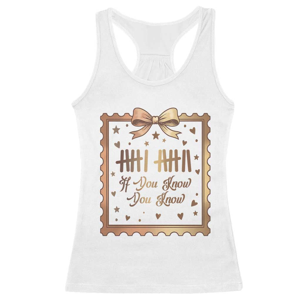 If You Know You Know Six Seven Meme Racerback Tank Top African American Gift
