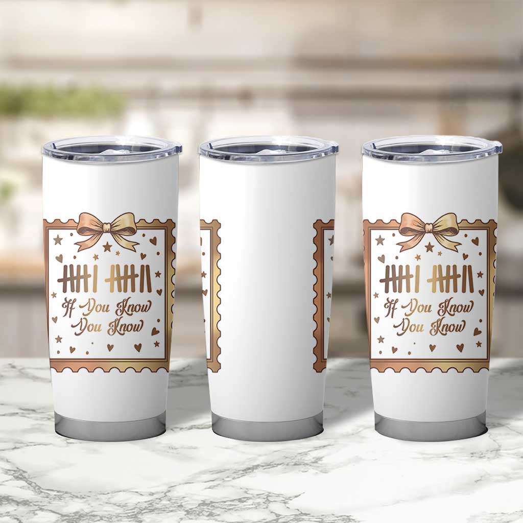 If You Know You Know Six Seven Meme Tumbler Cup African American Gift