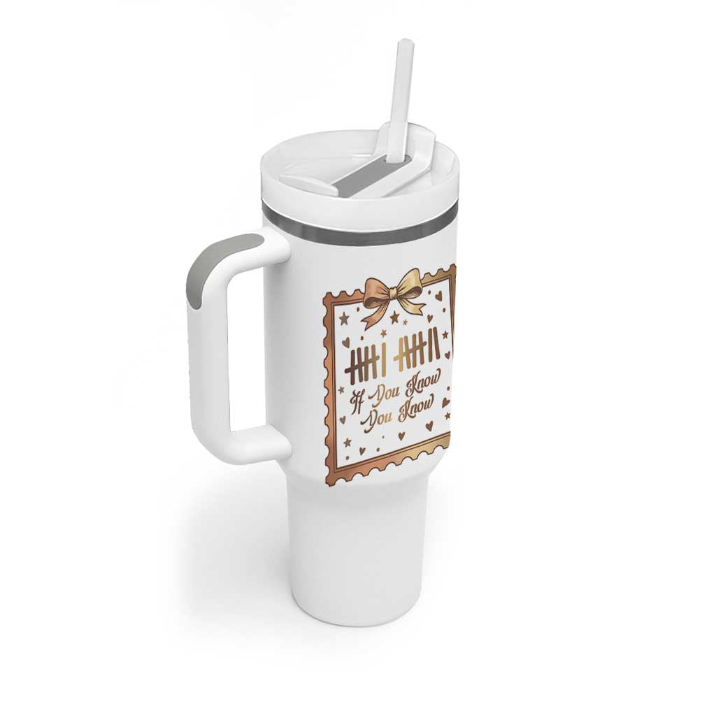 If You Know You Know Six Seven Meme Tumbler With Handle African American Gift