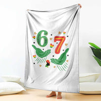 67 Meme Black History Month Throw Blanket African American Gift