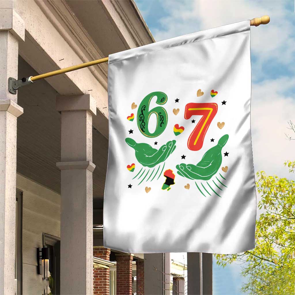 67 Meme Black History Month Garden Flag African American Gift