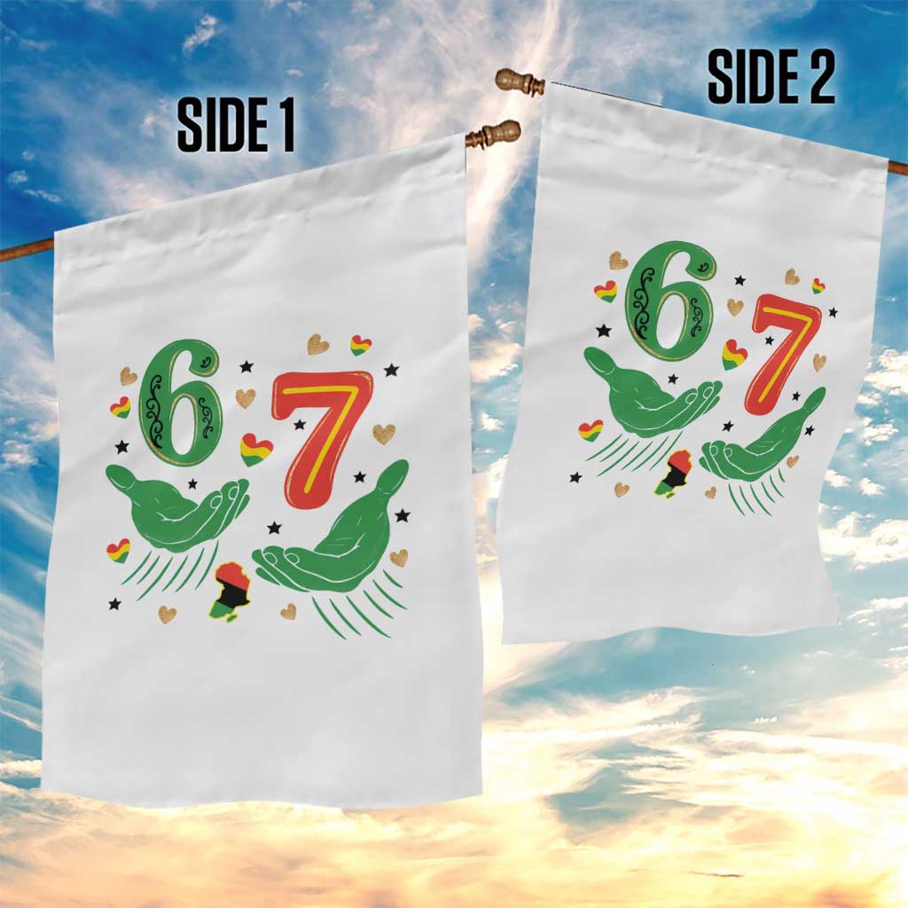 67 Meme Black History Month Garden Flag African American Gift