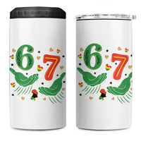 67 Meme Black History Month 4 in 1 Can Cooler Tumbler African American Gift