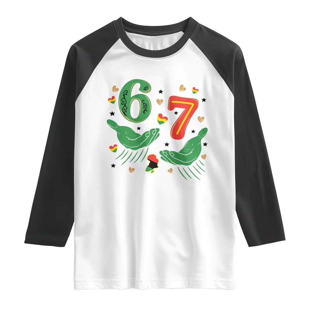 67 Meme Black History Month Raglan Shirt African American Gift