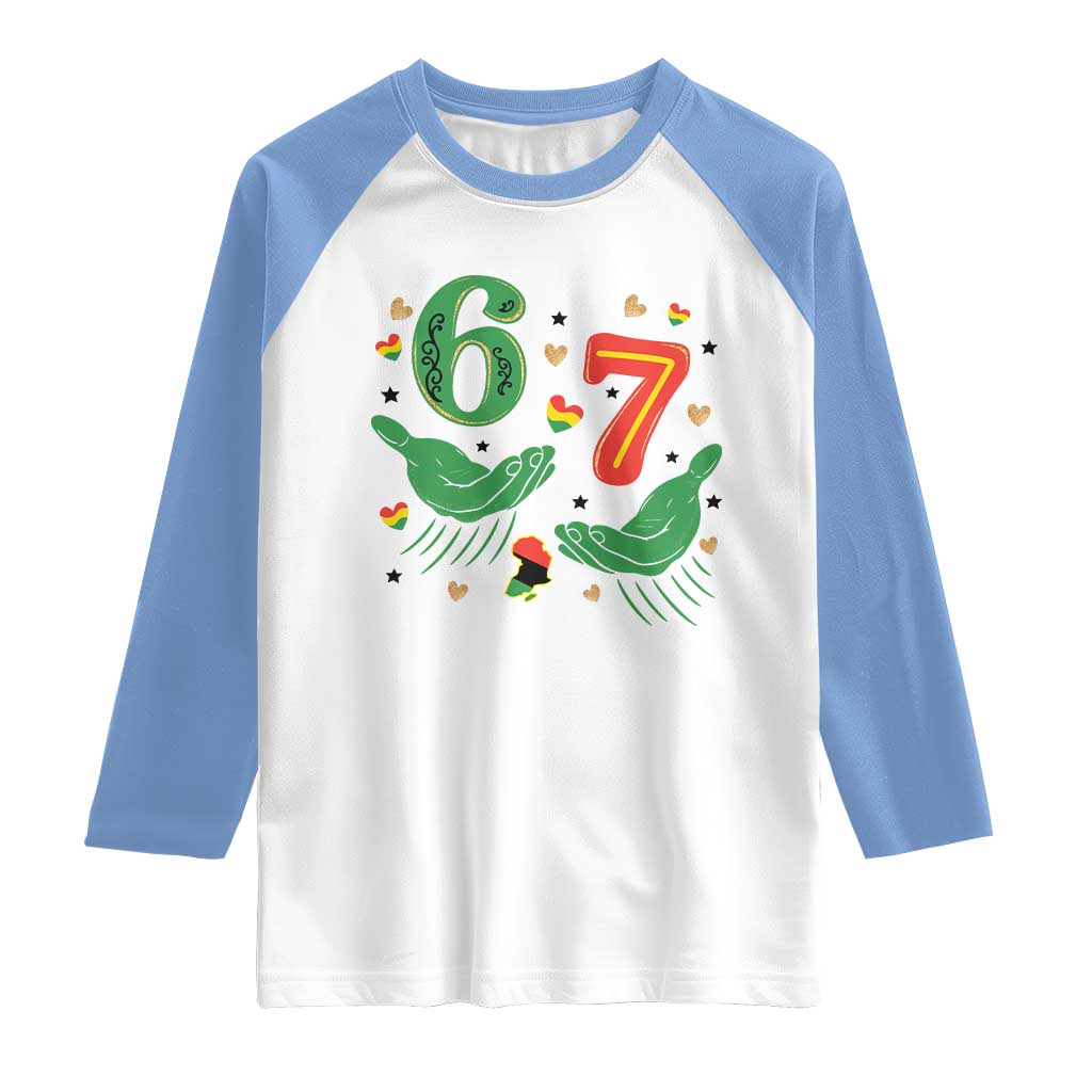 67 Meme Black History Month Raglan Shirt African American Gift