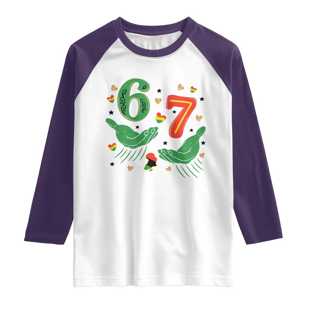67 Meme Black History Month Raglan Shirt African American Gift