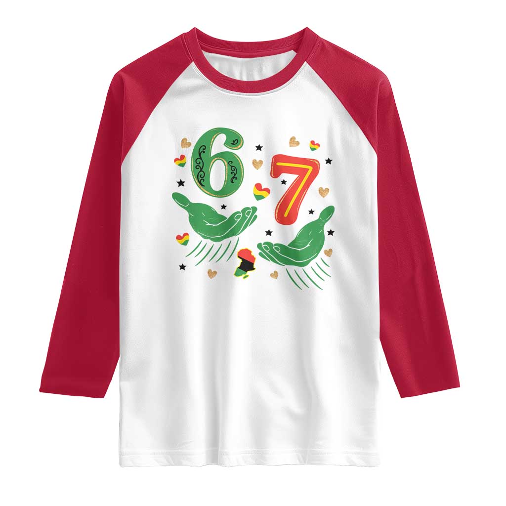 67 Meme Black History Month Raglan Shirt African American Gift