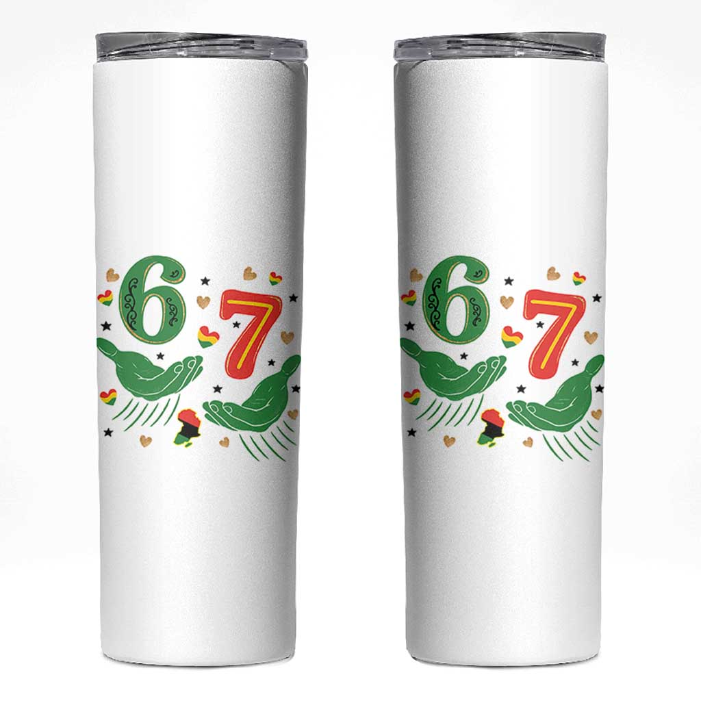 67 Meme Black History Month Skinny Tumbler African American Gift