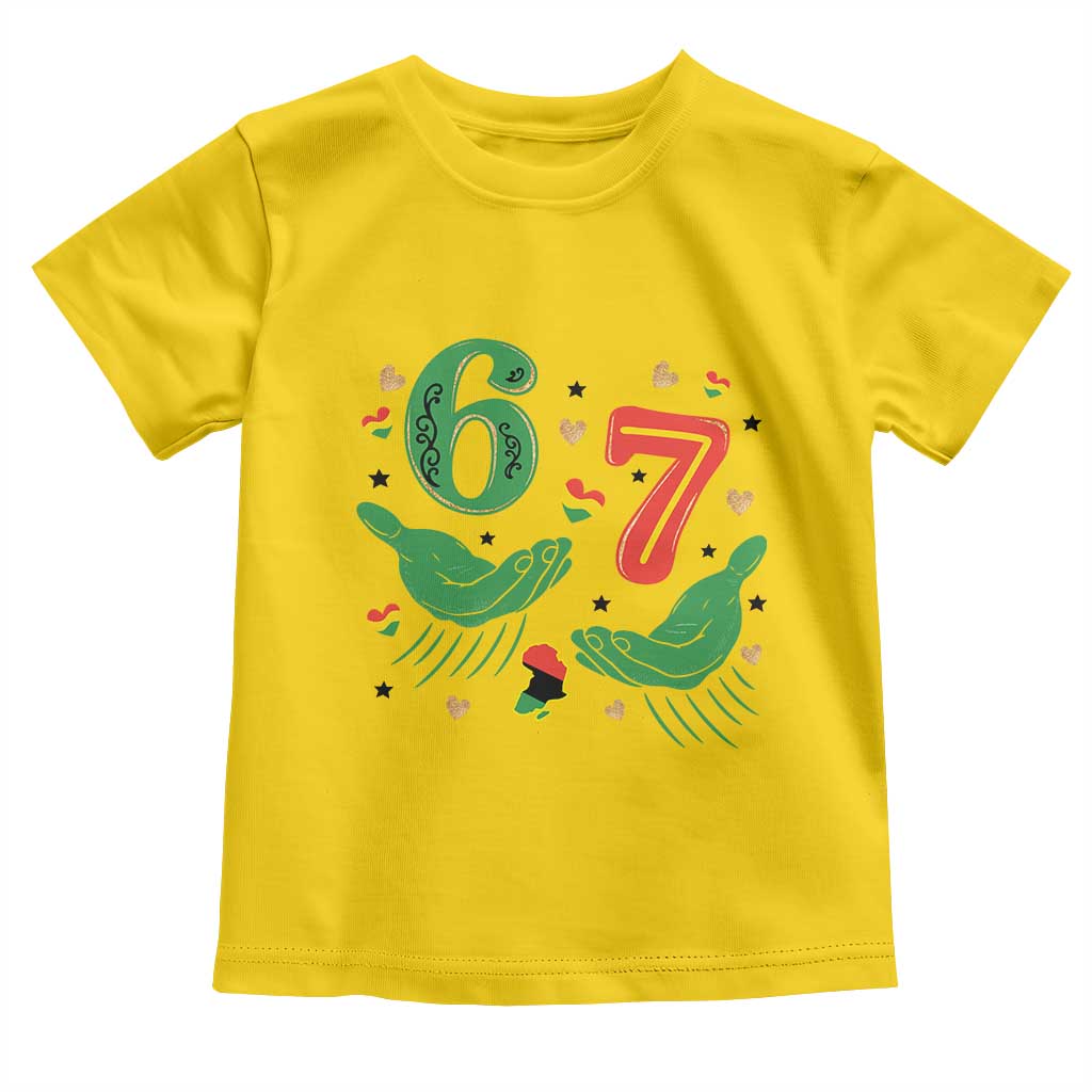 67 Meme Black History Month Toddler T Shirt African American Gift