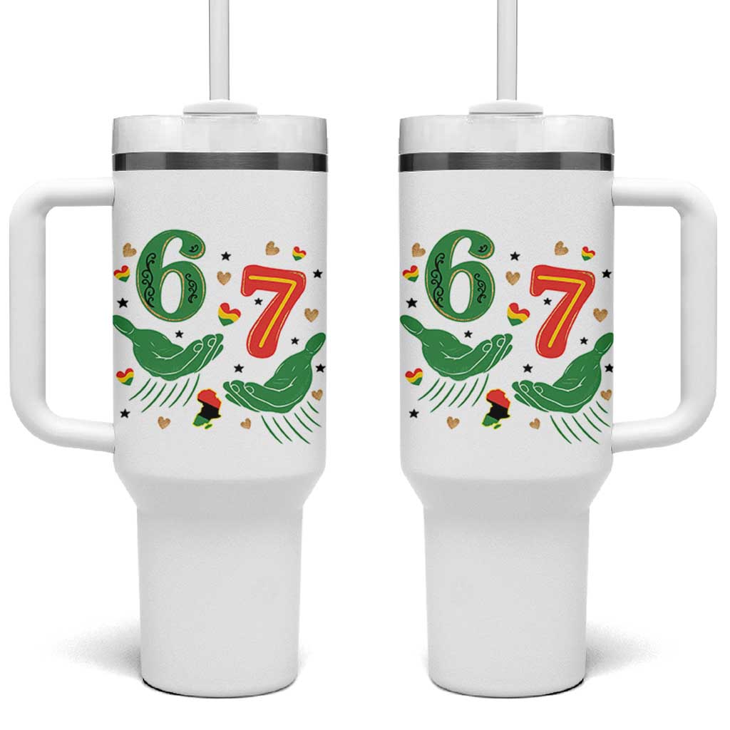 67 Meme Black History Month Tumbler With Handle African American Gift