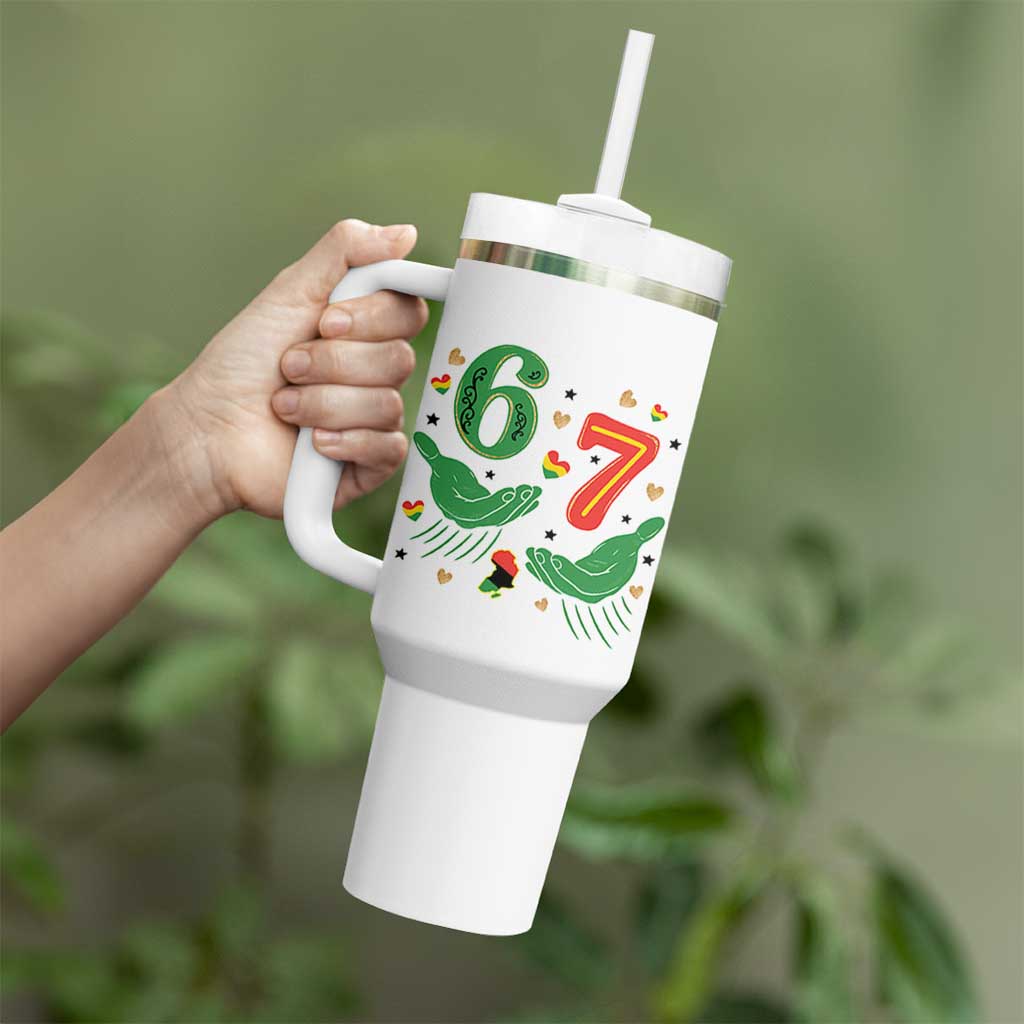 67 Meme Black History Month Tumbler With Handle African American Gift