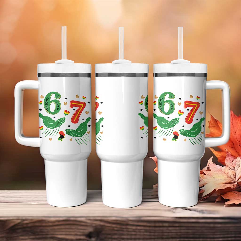 67 Meme Black History Month Tumbler With Handle African American Gift