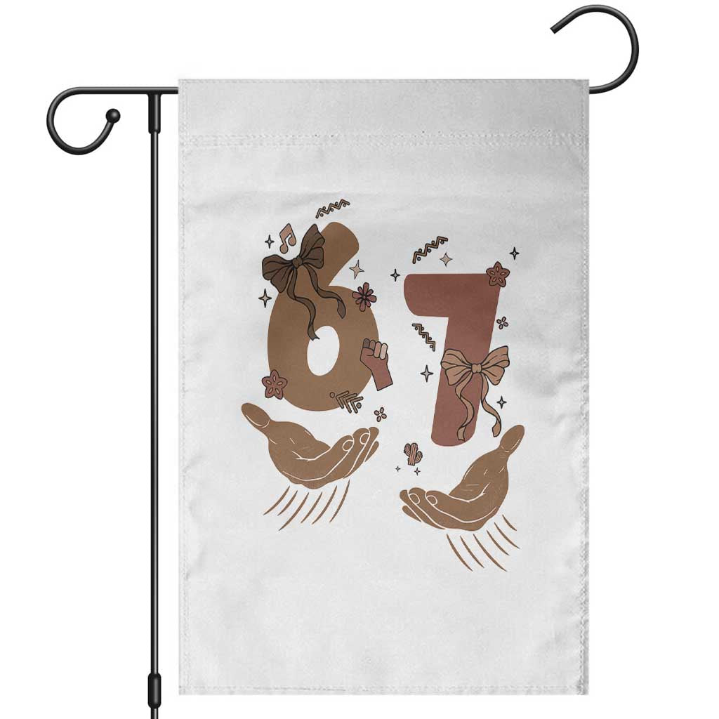 Funny Six Seven Meme Garden Flag Black History Women Gift