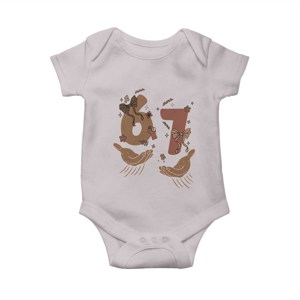 Funny Six Seven Meme Baby Onesie Black History Women Gift