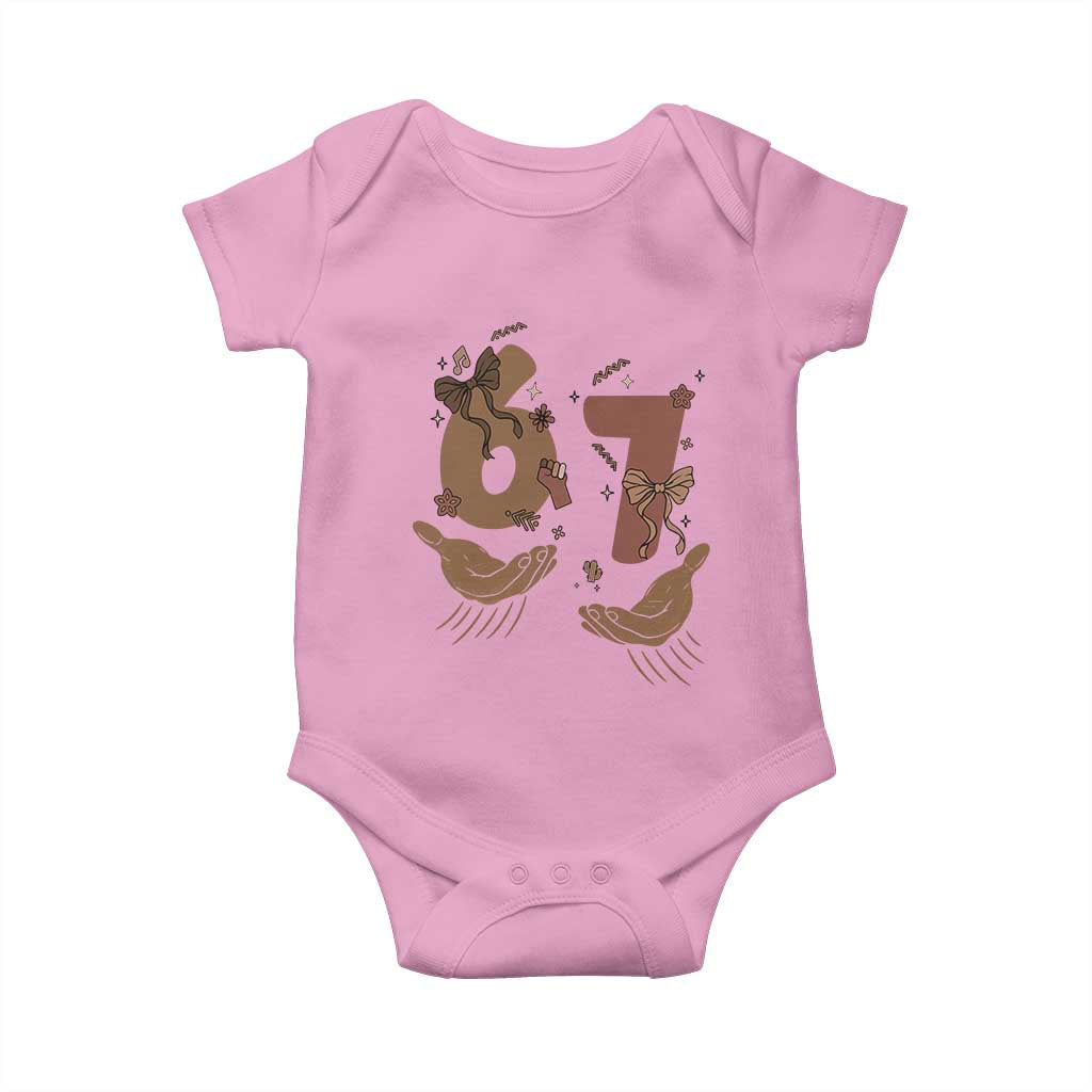 Funny Six Seven Meme Baby Onesie Black History Women Gift