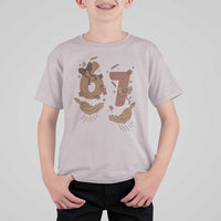 Funny Six Seven Meme T Shirt For Kid Black History Women Gift