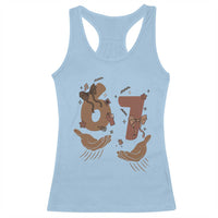 Funny Six Seven Meme Racerback Tank Top Black History Women Gift