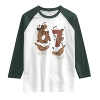 Funny Six Seven Meme Raglan Shirt Black History Women Gift