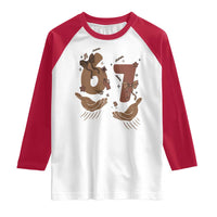 Funny Six Seven Meme Raglan Shirt Black History Women Gift