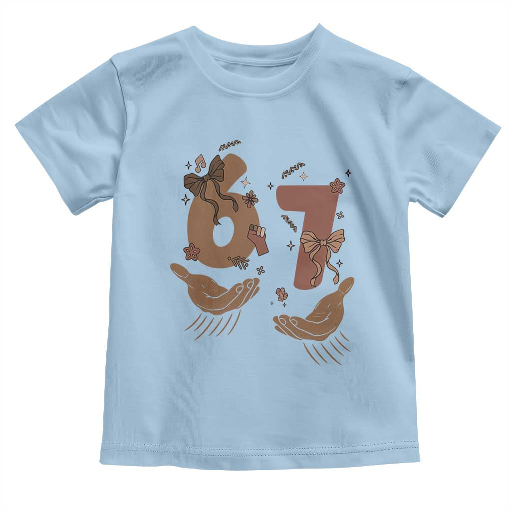 Funny Six Seven Meme Toddler T Shirt Black History Women Gift