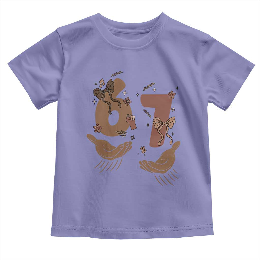 Funny Six Seven Meme Toddler T Shirt Black History Women Gift