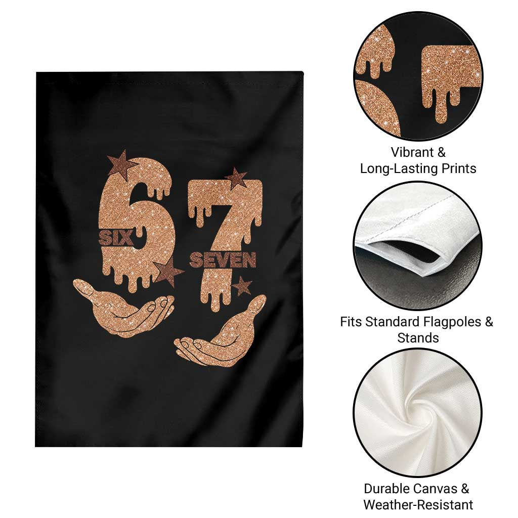 Funny Six Seven Meme Garden Flag Melanin Black History Month Gift - Wonder Print Shop