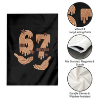 Funny Six Seven Meme Garden Flag Melanin Black History Month Gift - Wonder Print Shop