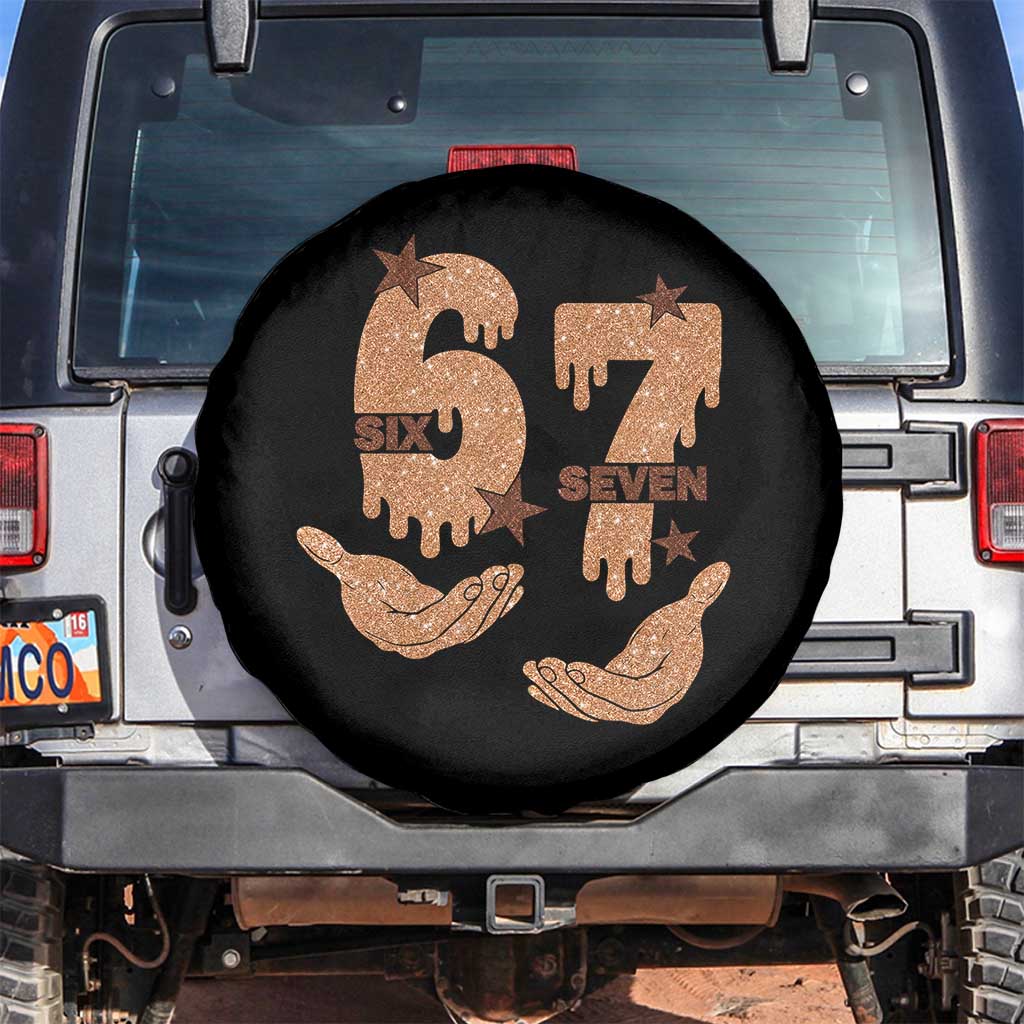 Funny Six Seven Meme Spare Tire Cover Melanin Black History Month Gift - Wonder Print Shop