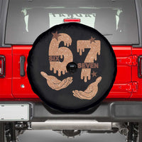 Funny Six Seven Meme Spare Tire Cover Melanin Black History Month Gift - Wonder Print Shop