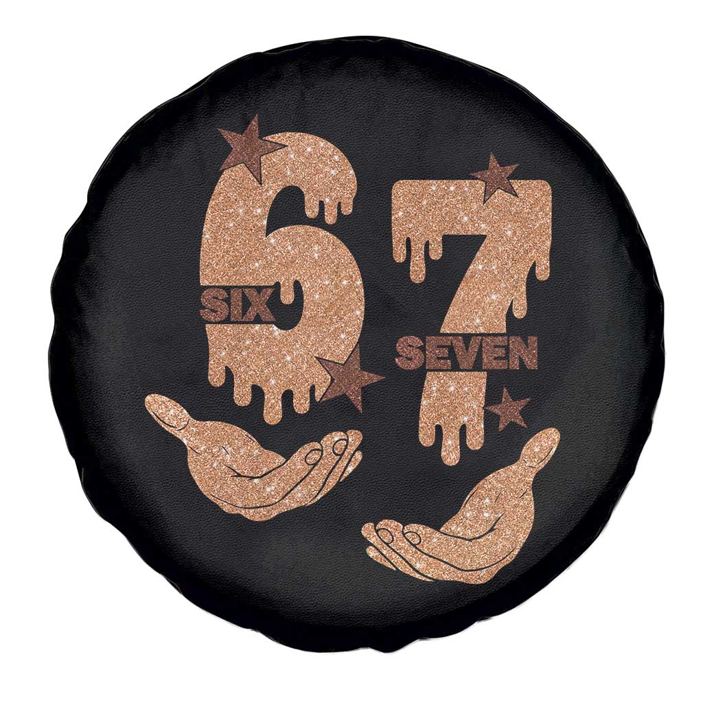 Funny Six Seven Meme Spare Tire Cover Melanin Black History Month Gift - Wonder Print Shop