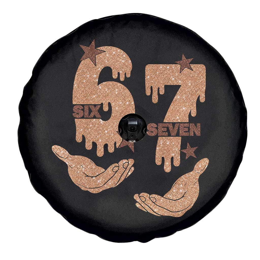 Funny Six Seven Meme Spare Tire Cover Melanin Black History Month Gift - Wonder Print Shop