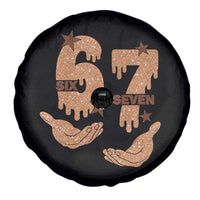 Funny Six Seven Meme Spare Tire Cover Melanin Black History Month Gift - Wonder Print Shop