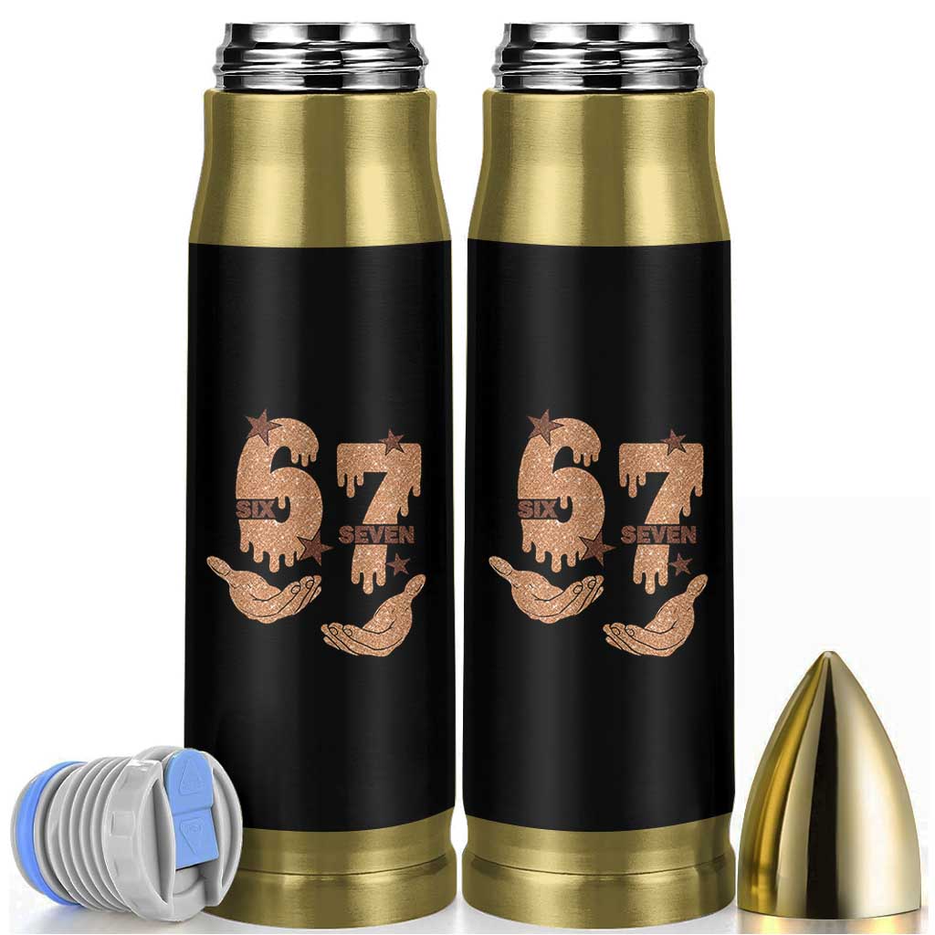 Funny Six Seven Meme Bullet Tumbler Melanin Black History Month Gift - Wonder Print Shop