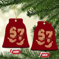 Funny Six Seven Meme Ceramic Ornament Melanin Black History Month Gift - Wonder Print Shop