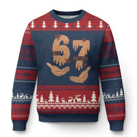 Funny Six Seven Meme Ugly Christmas Sweater Melanin Black History Month Gift - Wonder Print Shop