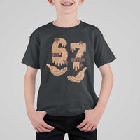 Funny Six Seven Meme T Shirt For Kid Melanin Black History Month Gift - Wonder Print Shop