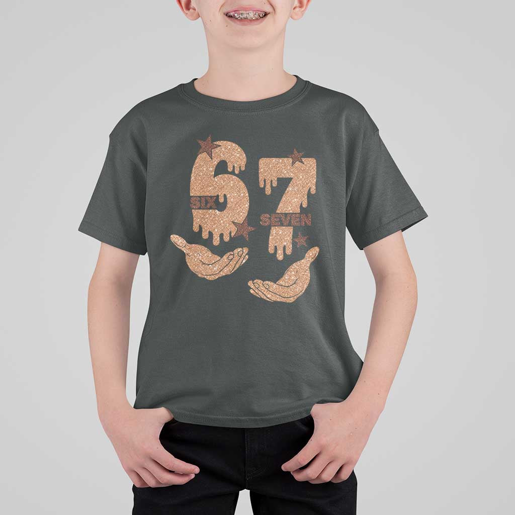 Funny Six Seven Meme T Shirt For Kid Melanin Black History Month Gift - Wonder Print Shop