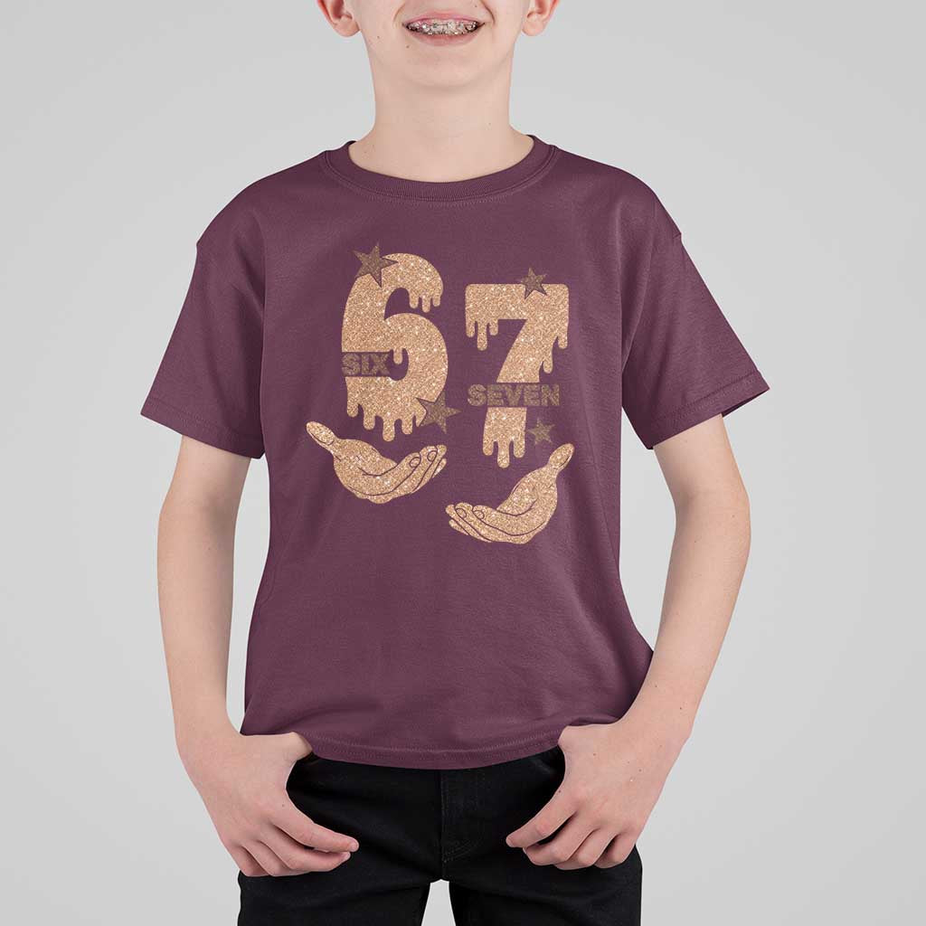 Funny Six Seven Meme T Shirt For Kid Melanin Black History Month Gift - Wonder Print Shop