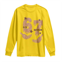 Funny Six Seven Meme Long Sleeve Shirt Melanin Black History Month Gift - Wonder Print Shop