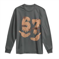 Funny Six Seven Meme Long Sleeve Shirt Melanin Black History Month Gift - Wonder Print Shop