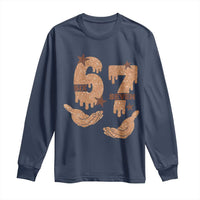 Funny Six Seven Meme Long Sleeve Shirt Melanin Black History Month Gift - Wonder Print Shop