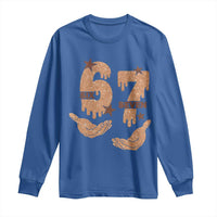 Funny Six Seven Meme Long Sleeve Shirt Melanin Black History Month Gift - Wonder Print Shop