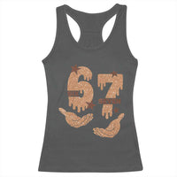 Funny Six Seven Meme Racerback Tank Top Melanin Black History Month Gift - Wonder Print Shop
